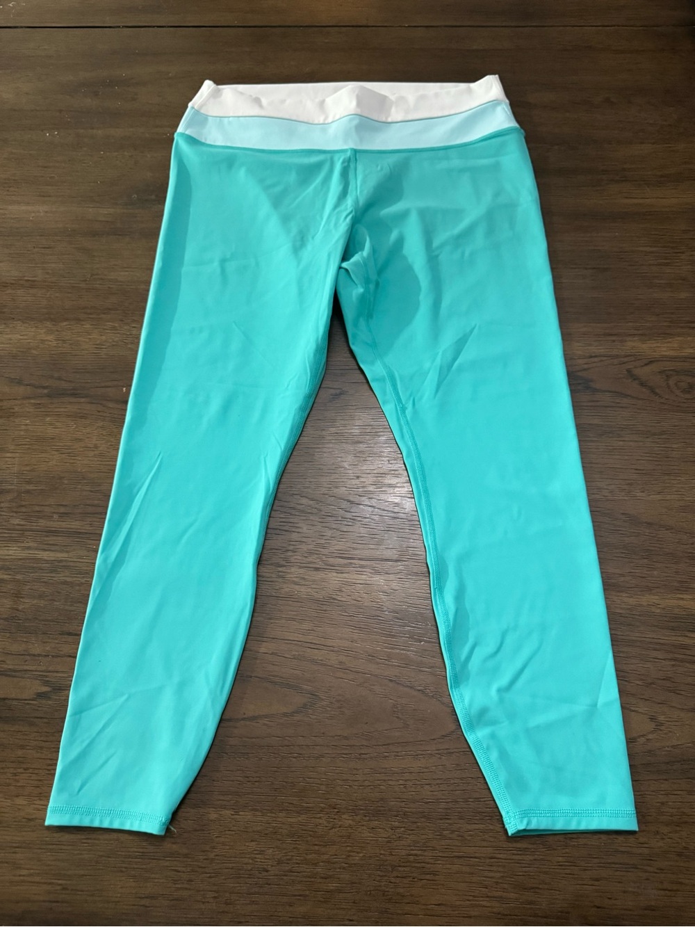 JoyLab Aqua Leggings with White Waistband
